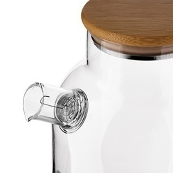 Dzbanek szklany ze spiralą i podgrzewaczem ceramicznym Konighoffer Nexo 1,3 l