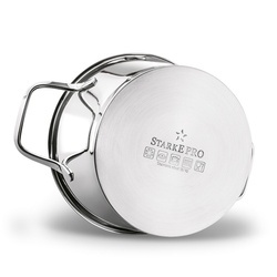 Garnek nierdzewny z pokrywką Starke Pro Speziale 1,6 l