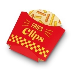 Klipsy do zamykania torebek z magnesem Tadar French Fries 12 sztuk