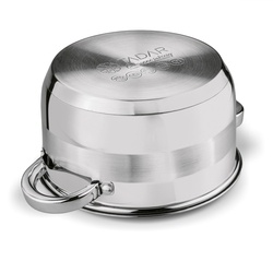 Komplet 3 garnków stalowych Tadar Roger II 16 cm 20 cm 24 cm