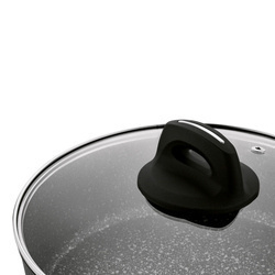 Patelnia indukcyjna głęboka non-stick z pokrywką Starke Pro Sesar 26 cm