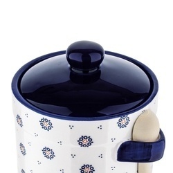 Pojemnik ceramiczny z łyżeczką Tadar Folklor 400 ml