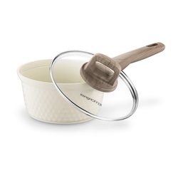 Rondel z powłoką ceramiczną na indukcję Konighoffer Rosti 18 cm 1,7 l kremowy