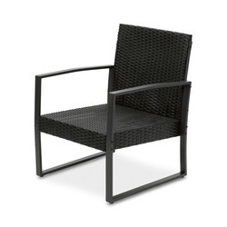 Stolik ze szklanym blatem i 2 fotele ogrodowe Tadar Madera