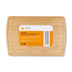 Stolnica bambusowa dwustronna Tadar 58 x 38 cm
